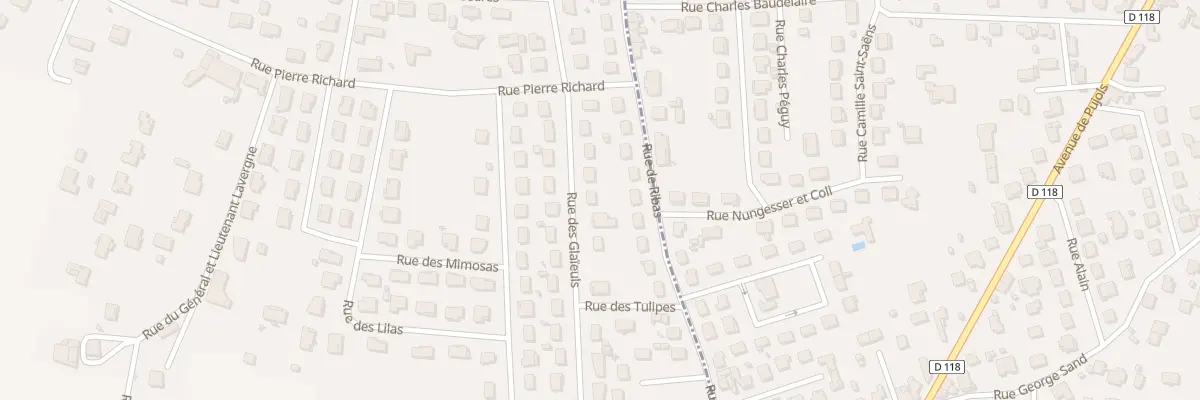 Plan du 8 Rue des Glaieuls à Bias