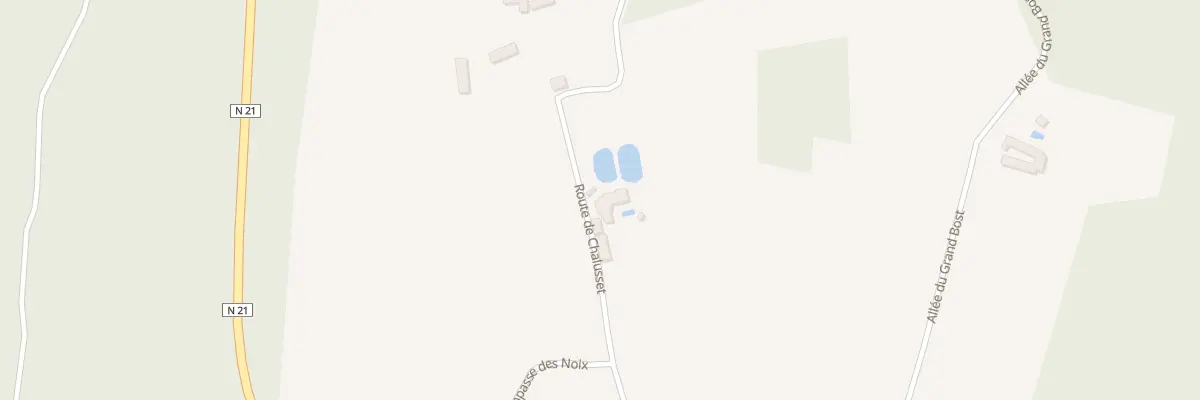 Plan du 505 Rte de Chalusset à Chalagnac