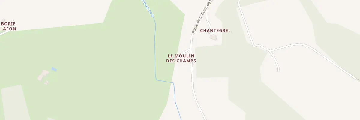 Plan du 62 Borie de Lafon à Monsac