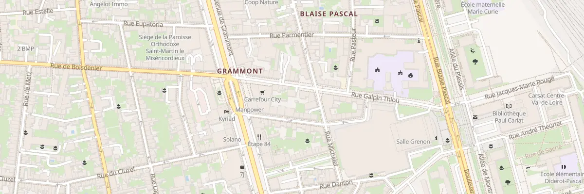 Plan du 15 Rue Galpin Thiou à Tours