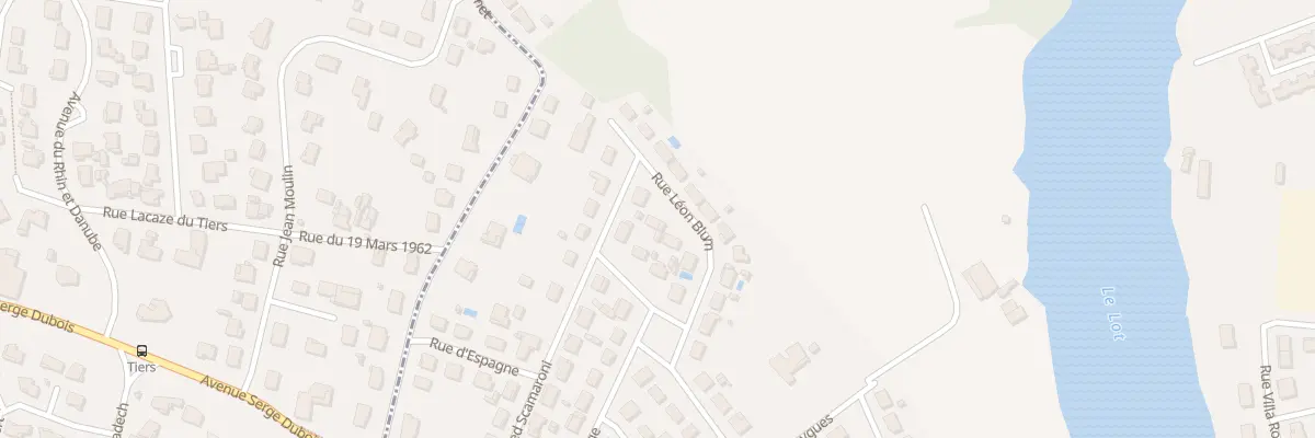 Plan du 13 Rue Léon Blum à Villeneuve-sur-Lot