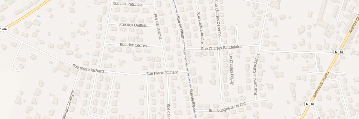 Plan du 33 Rue de Ribas à Bias
