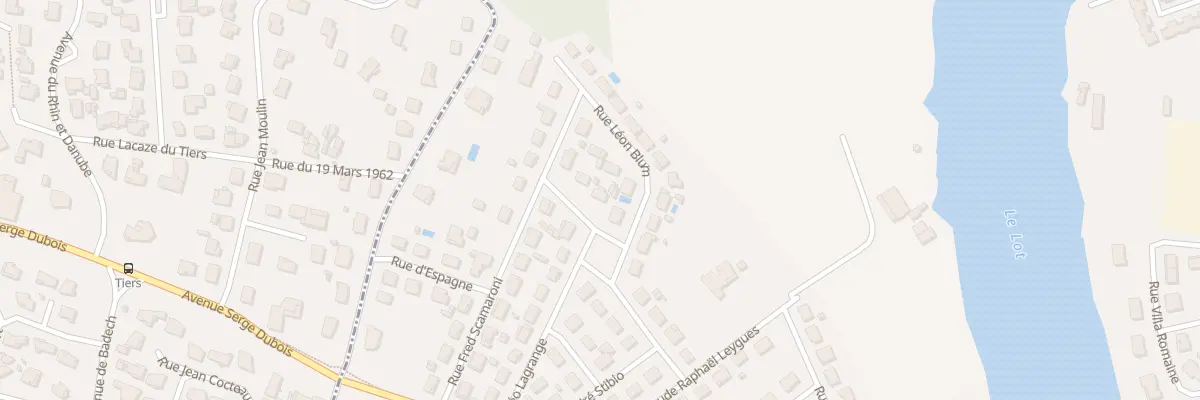 Plan du 10 Rue Léo Lagrange à Villeneuve-sur-Lot
