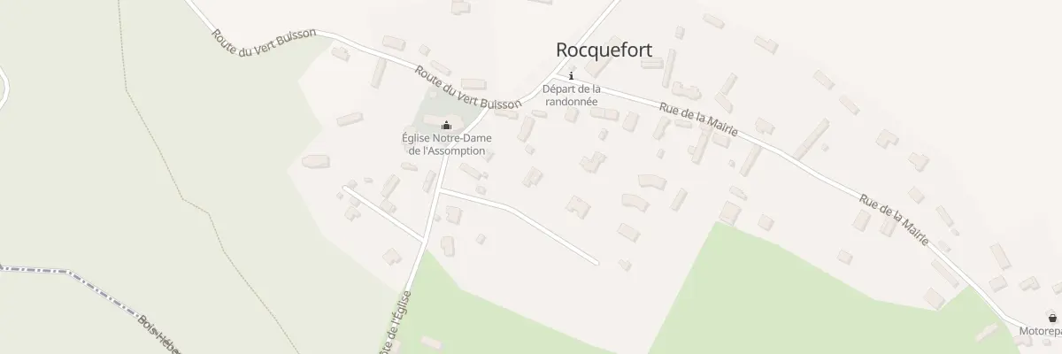 Plan du 86 Cote de l’Eglise à Rocquefort