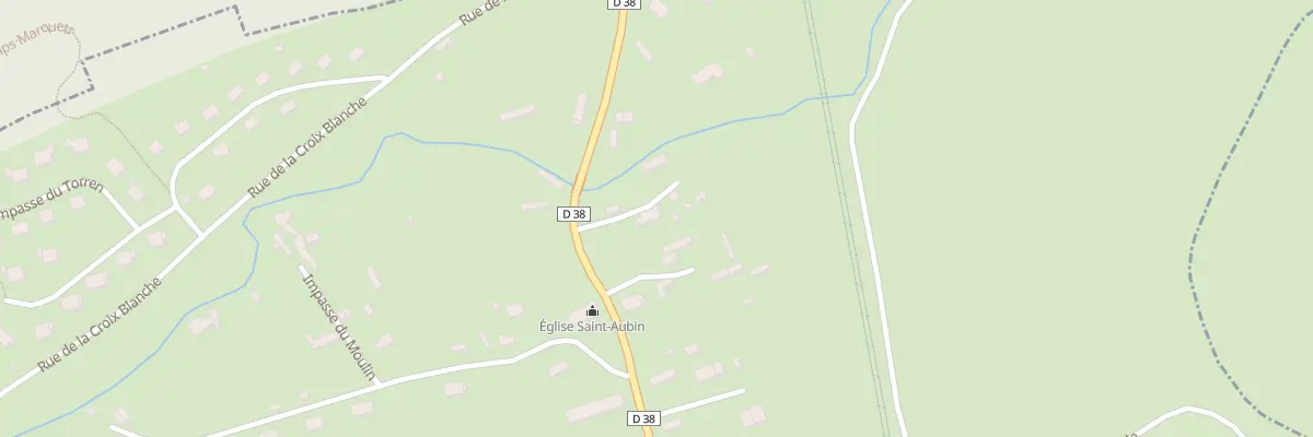 Plan du 14 Rte du Village à Authou
