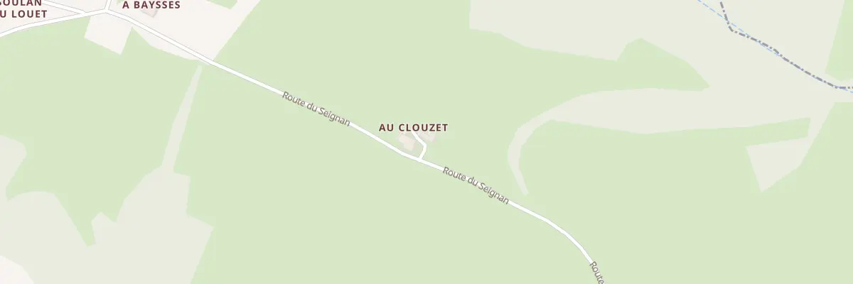 Plan du 5028 Au Clauzet à Monties