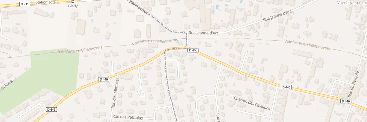Plan du 5 Rue Marie Curie à Villeneuve-sur-Lot