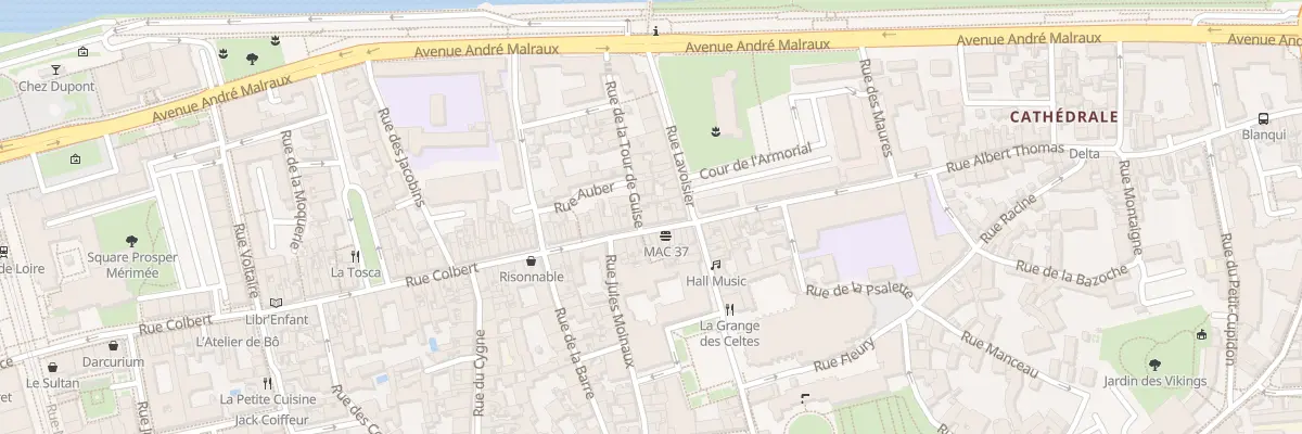 Plan du 132 Rue Colbert à Tours