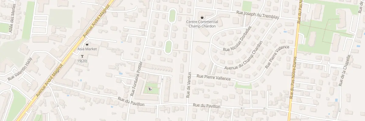 Plan du 16 Rue de Verdun à Tours
