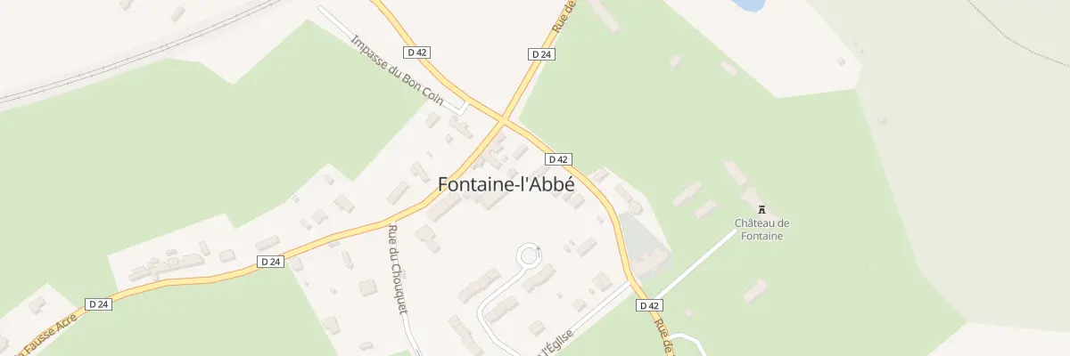 Plan du 61 Rue de la Verte Vallee à Fontaine-l’Abbé