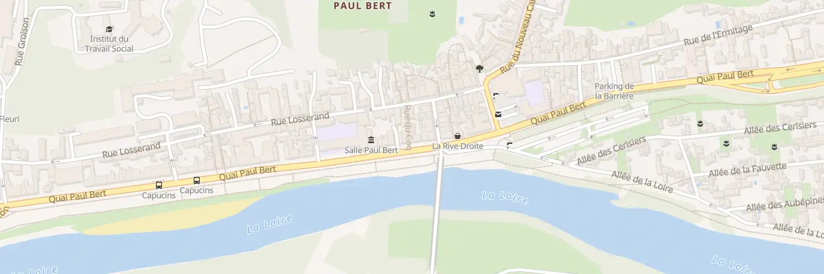 Plan du 53 Quai Paul Bert à Tours