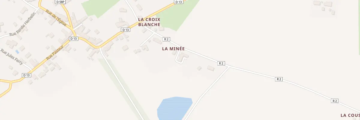 Plan du 3 La Croix Blanche à Sainte-Cérotte