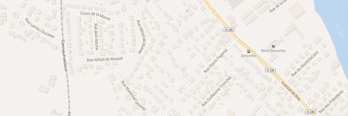 Plan du 10 Rue Hélène Boucher à Villeneuve-sur-Lot