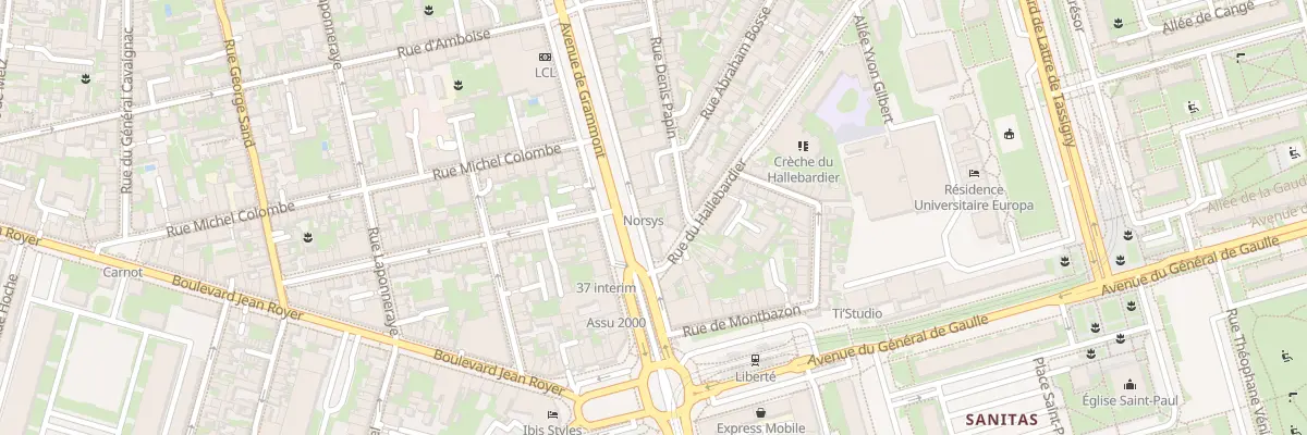 Plan du 112B Av de Grammont à Tours