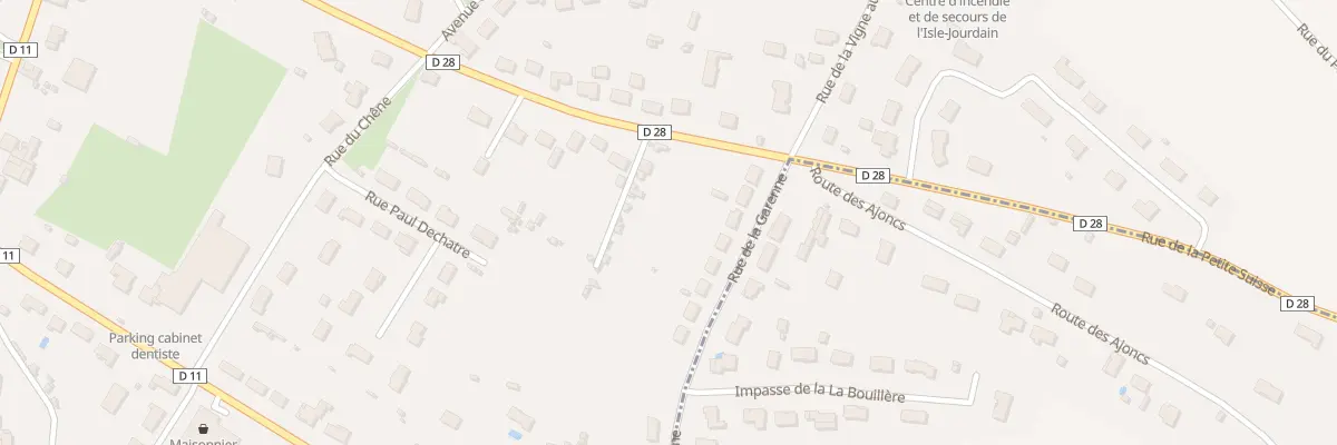 Plan du 8 Rue de la Garenne à L’Isle-Jourdain