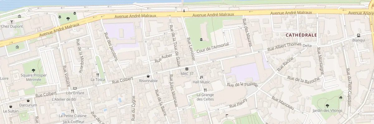 Plan du 134 Rue Colbert à Tours