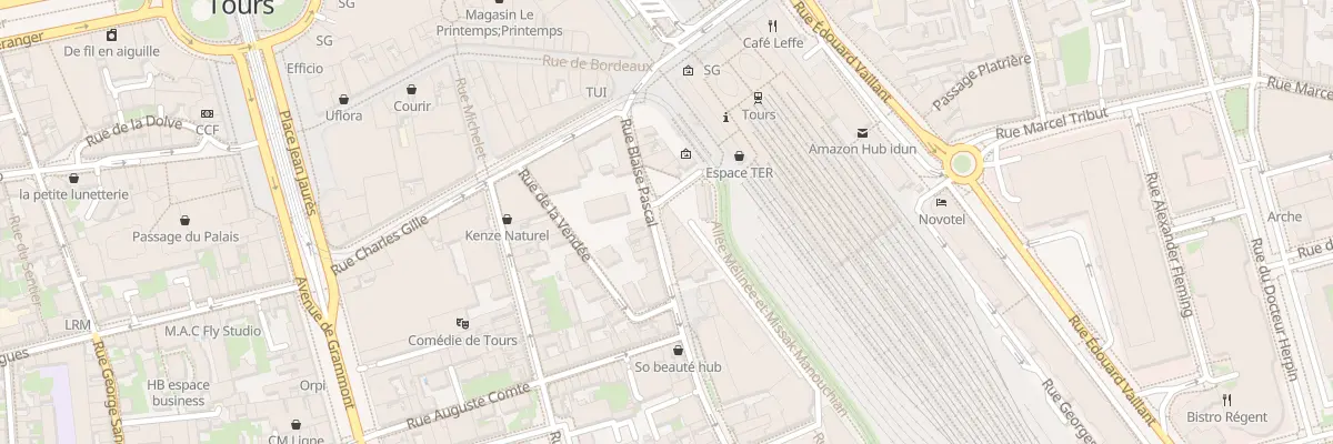 Plan du 22 Rue Blaise Pascal à Saint-Pierre-des-Corps