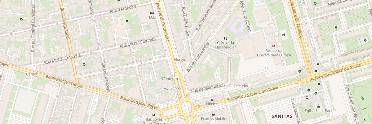 Plan du 47 Rue Denis Papin à Tours