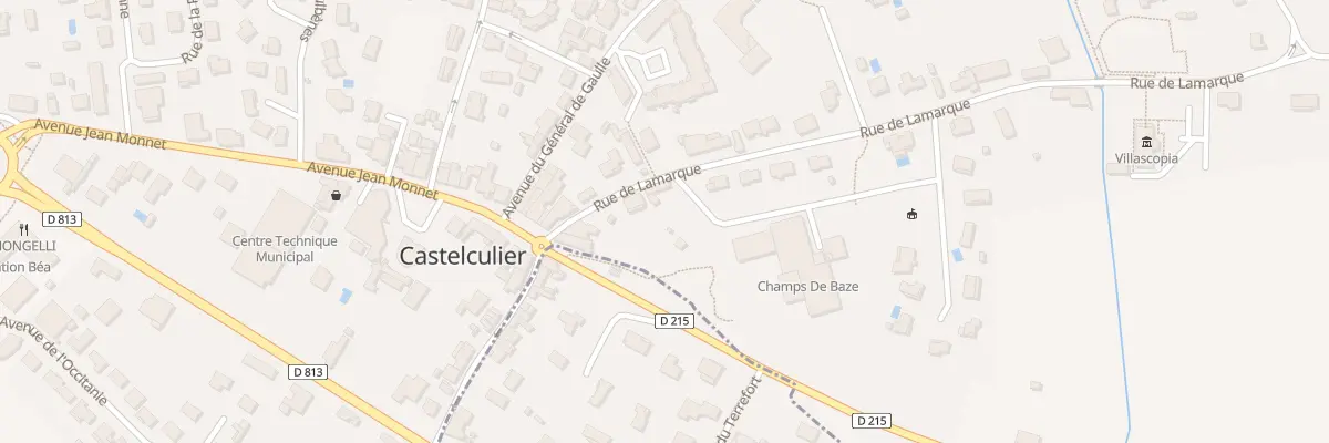 Plan du 4 Rue de Lamarque à Castelculier