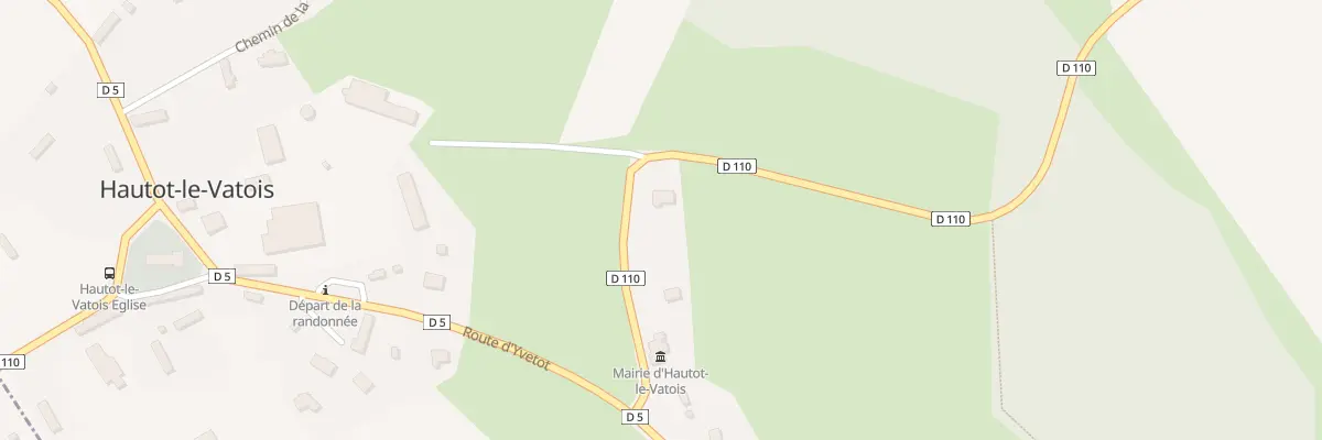 Plan du 100 Rte du Village Fleuri à Hautot-le-Vatois