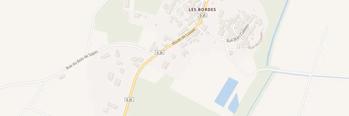 Plan du 45 Rte de Lussac à Gouex