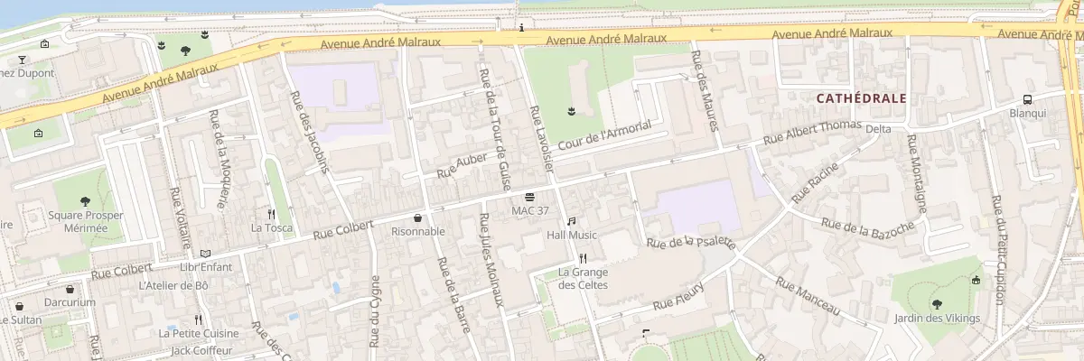 Plan du 136 Rue Colbert à Tours