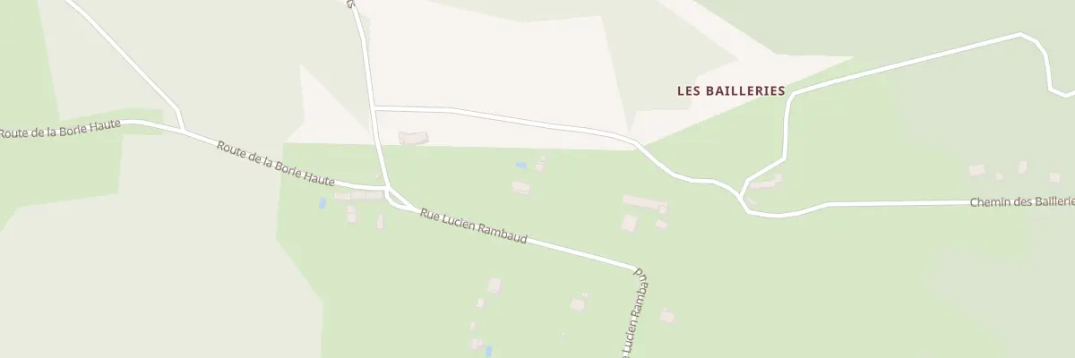 Plan du 14 Les Bailleries à Baneuil