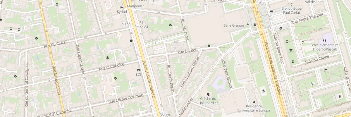 Plan du 19 Rue Danton à Tours