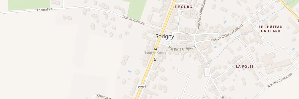 Plan du 61 Rue Nationale à Sorigny