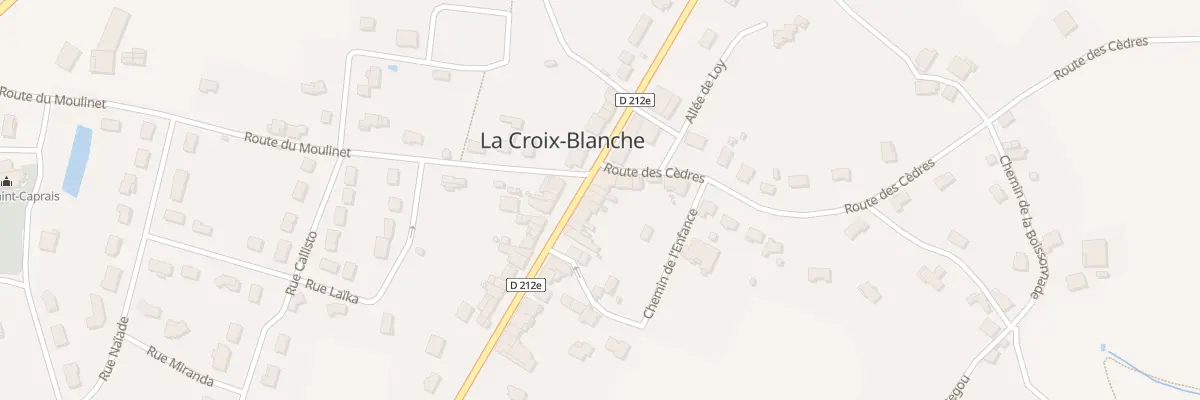 Plan du 5310 Le Bourg Est à La Croix-Blanche