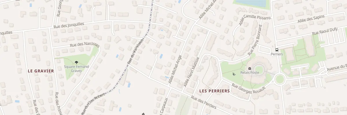Plan du 8 All Michel Ange à Chambray-lès-Tours