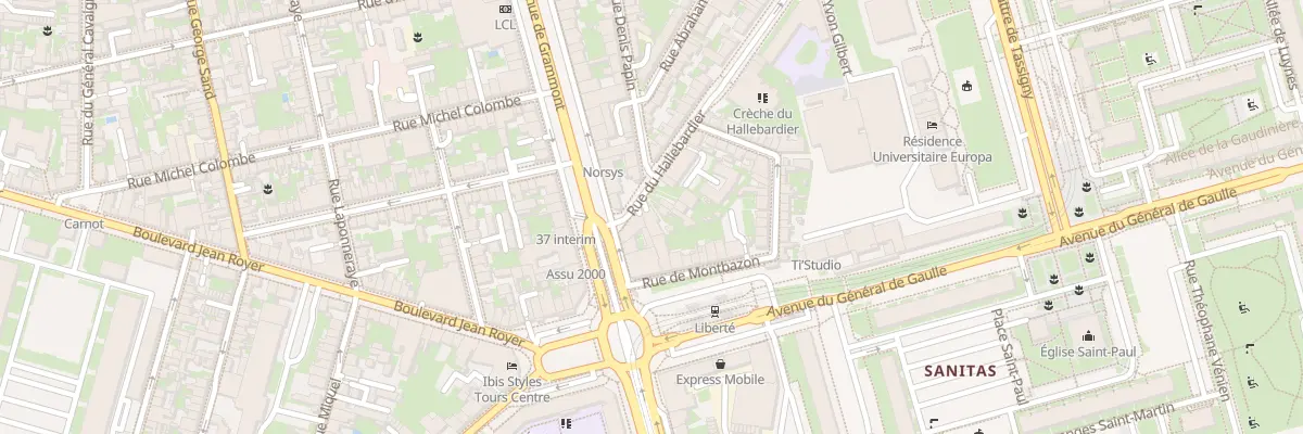 Plan du 40 Rue du Hallebardier à Tours