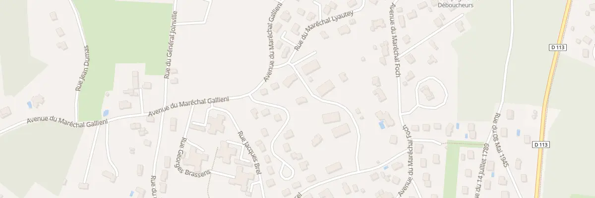 Plan du 1B Rue du Colonel Fabien à Coulounieix-Chamiers