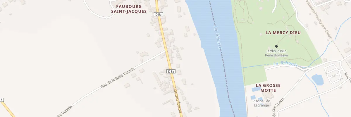 Plan du 34 Rue de l’Écarde à Buxeuil