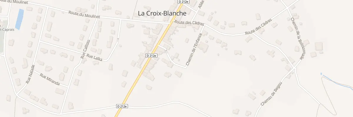 Plan du 76 Che de l’Enfance à La Croix-Blanche