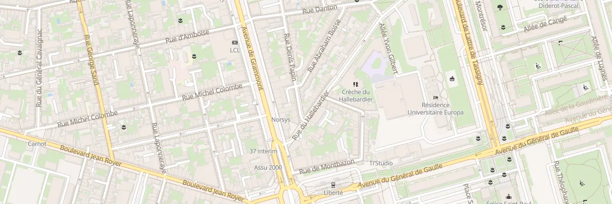 Plan du 69 Rue du Hallebardier à Tours