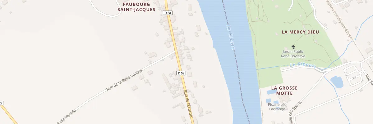 Plan du 36 Rue de l’Écarde à Buxeuil