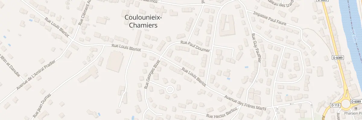Plan du 10 Rue Louis Bleriot à Coulounieix-Chamiers