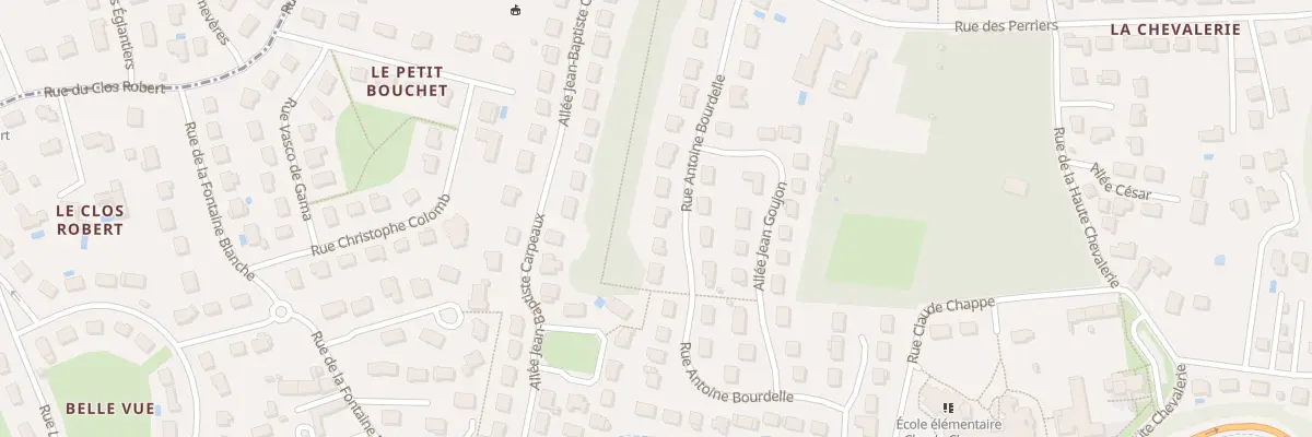 Plan du 17 Rue Antoine Bourdelle à Chambray-lès-Tours
