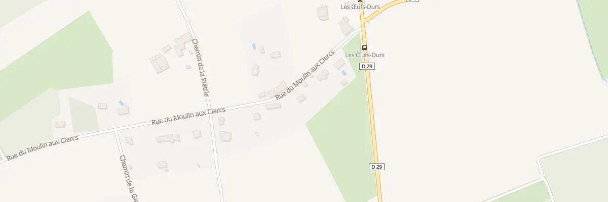 Plan du 9 Rue du Moulin aux Clercs à Cerelles