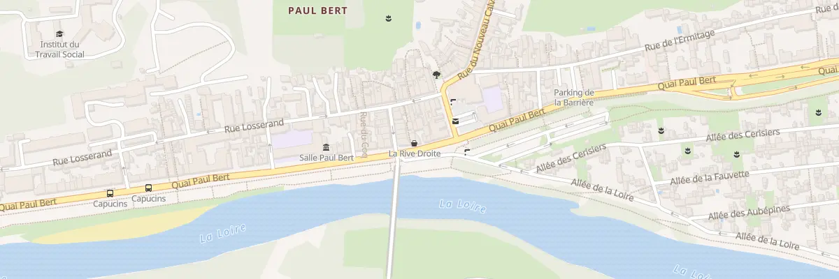 Plan du 60 Quai Paul Bert à Tours