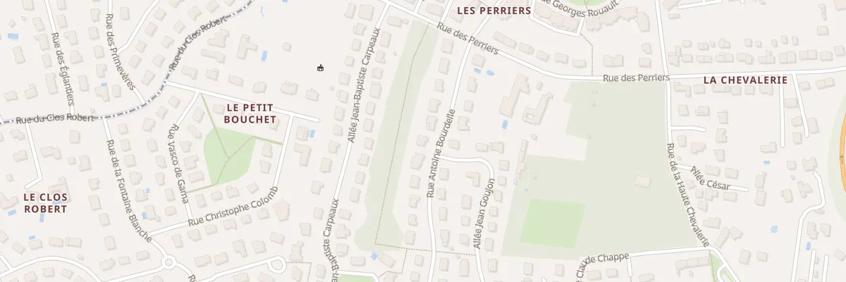 Plan du 11 Rue Antoine Bourdelle à Chambray-lès-Tours