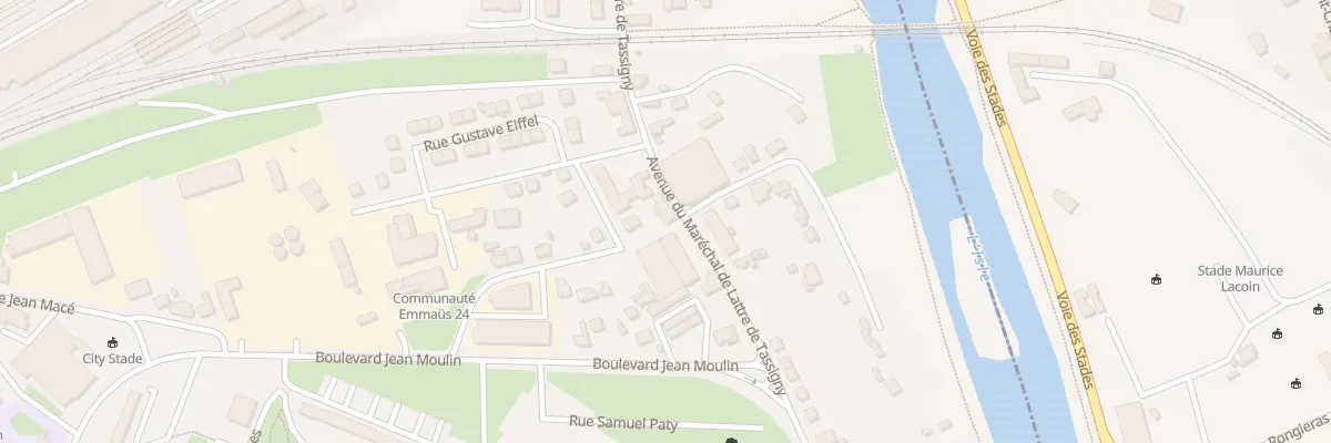 Plan du 5 Av Mal de Lattre de Tassigny à Coulounieix-Chamiers