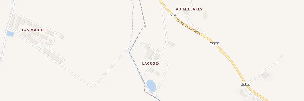 Plan du 1333 Rte d’Embidalet à Céran