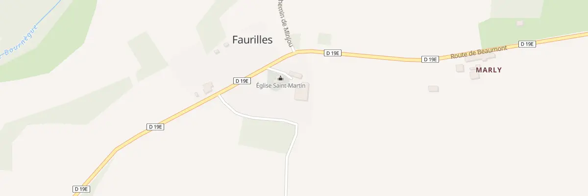 Plan du 8 Faurilles à Faurilles