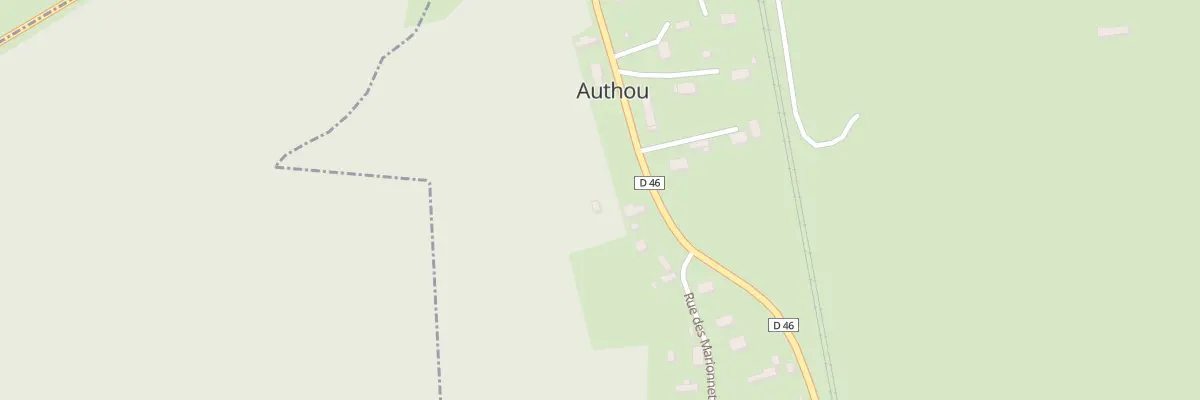 Plan du 15 Rte du Lavoir à Authou