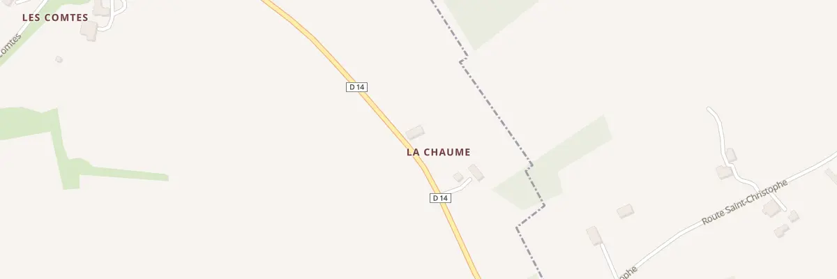 Plan du 4 La Chaume à Sainte-Radegonde