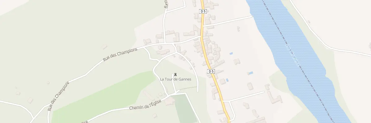 Plan du 5138 La Tour de Gannes à Saint-Rémy-sur-Creuse