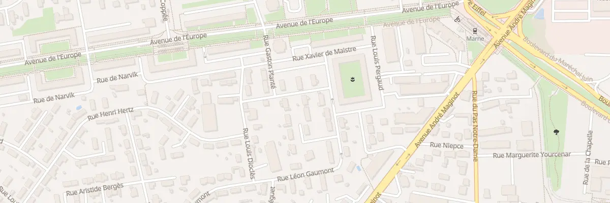 Plan du 7 Rue Léon Gaumont à Tours