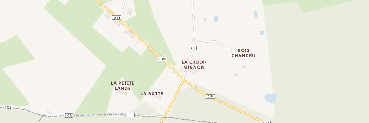 Plan du 5146A La Croix Mignon à Semur-en-Vallon